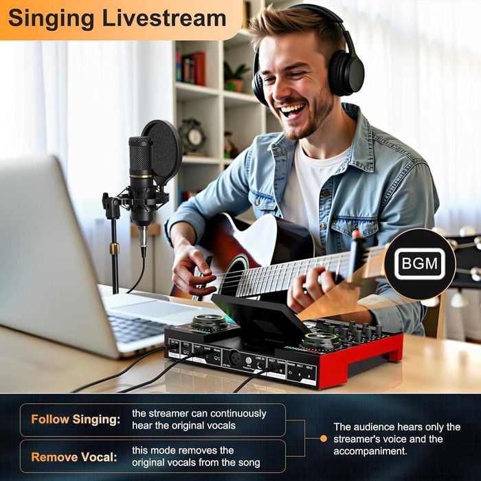 Vând G10 Audio Mixer / Sound Board-Podcast, Streaming, Karaoke. NOU!