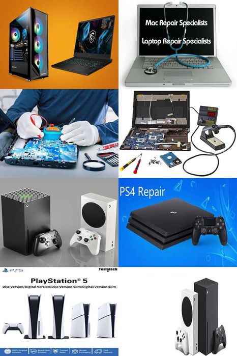Reparatii Laptop/Calculatoare/Console Ps Xbox/Windows/Mac/Programe