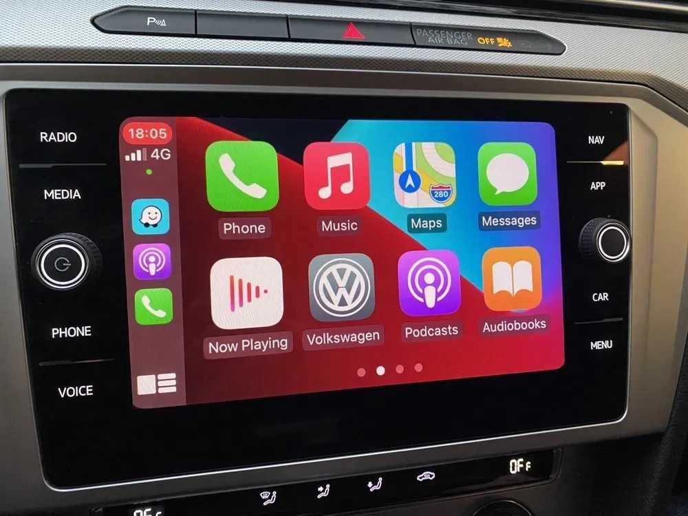 Apple Carplay Android Auto Volkswagen Passat B8 Golf 7 Tiguan T-Roc