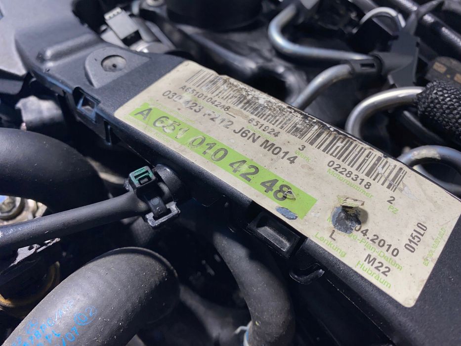 Motor mercedes cu garantie 1 an tip 651 2.2 cdi montaj inclus