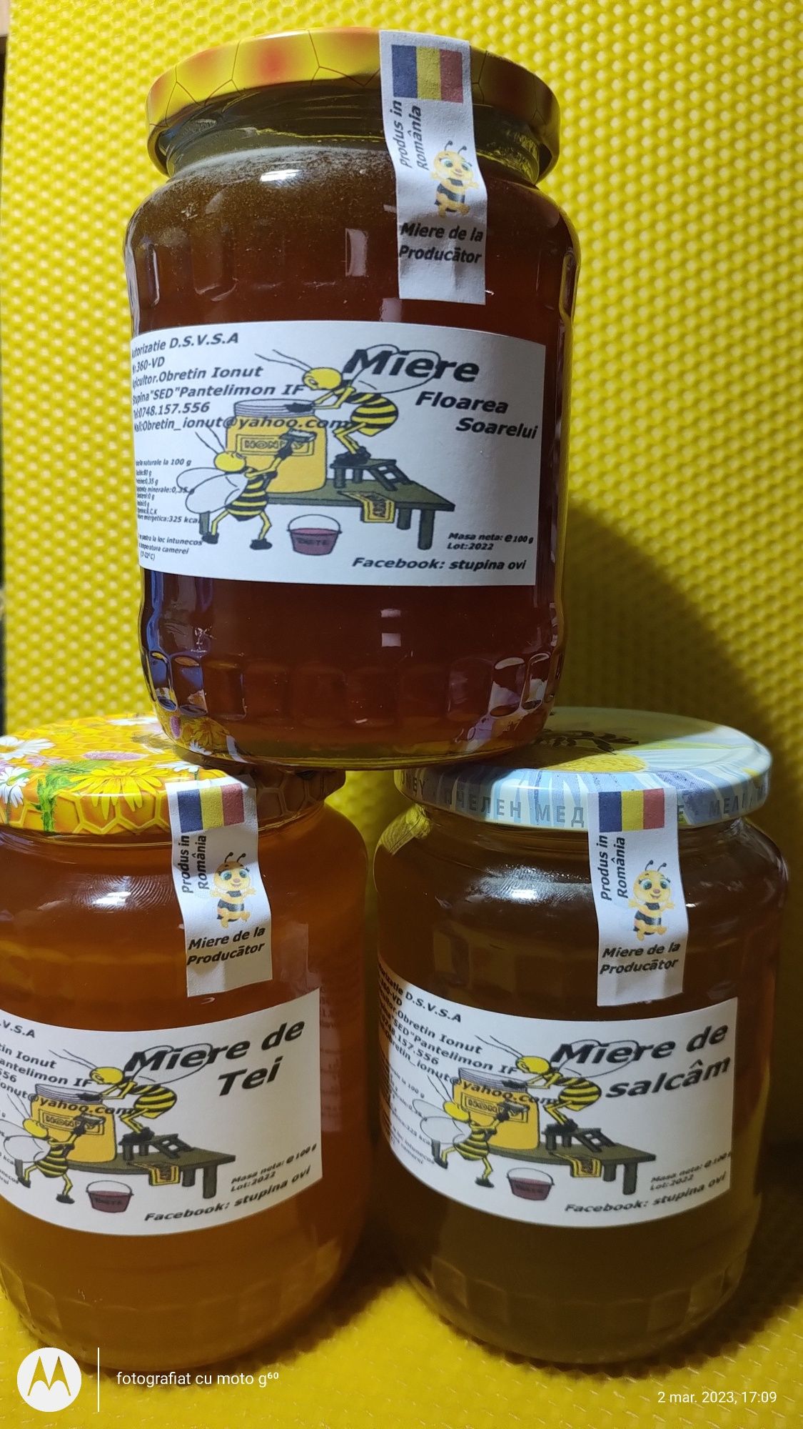 Miere de albine direct producator