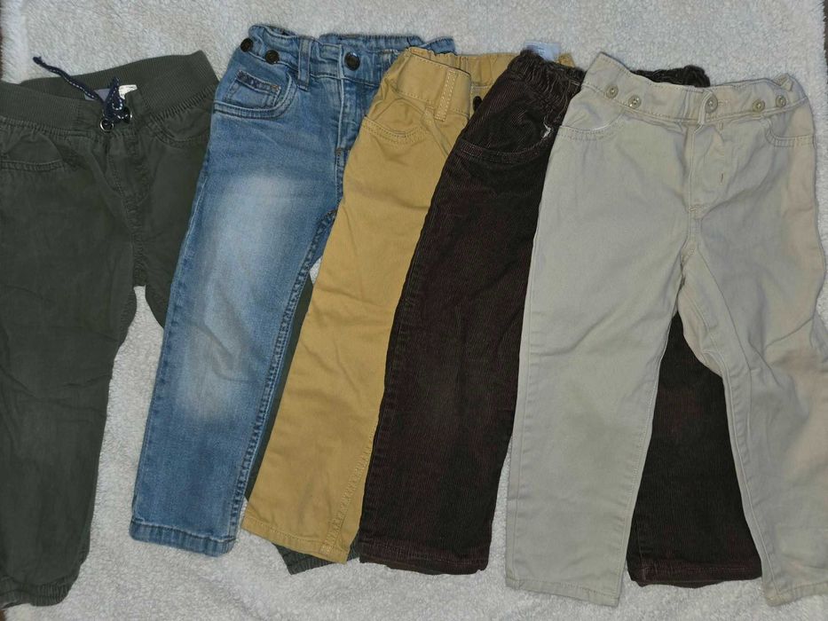 Лот от 5 Детски Дълги Панталони за Момче - 2-3г