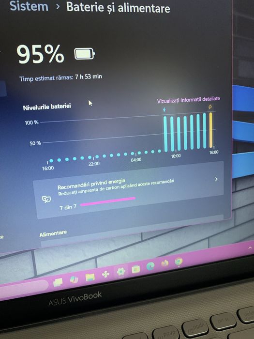 Laptop Asus Slim display 15,6 led model nou,12gb ram ddr4,ssd 256gb me