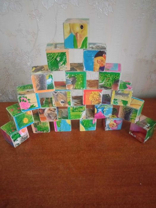 Кубики  с картинками  1000 тенге
