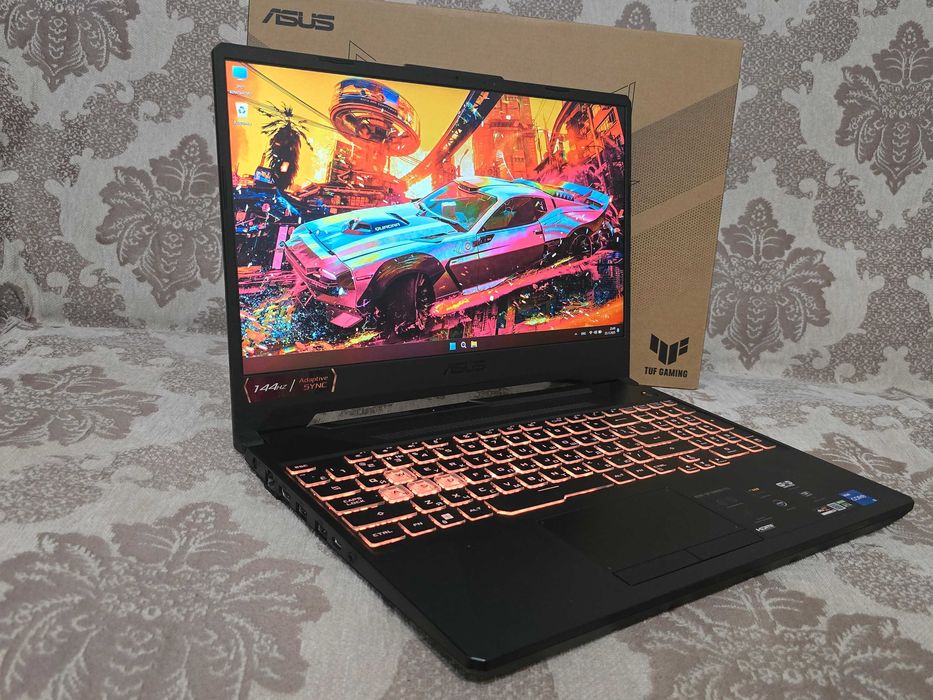 Мощный игровой ноутбук Asus TUF Gaming F15 i5-11400H RTX 3050