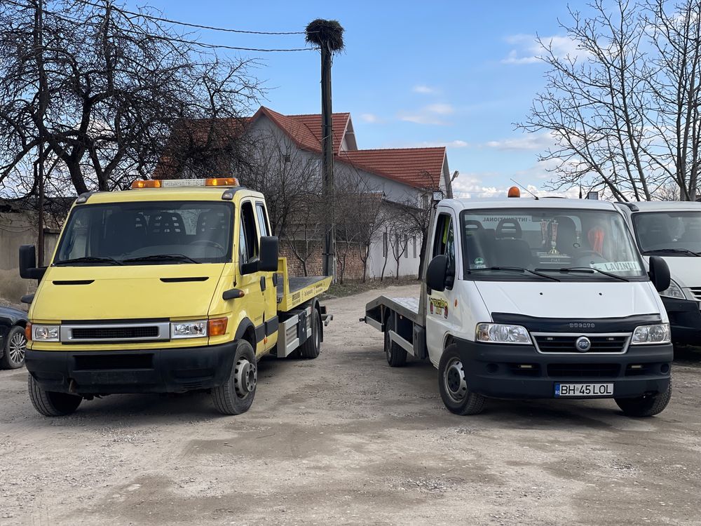 Non-stop Tractari Transport auto Asistența rutiera Trailer Platforma