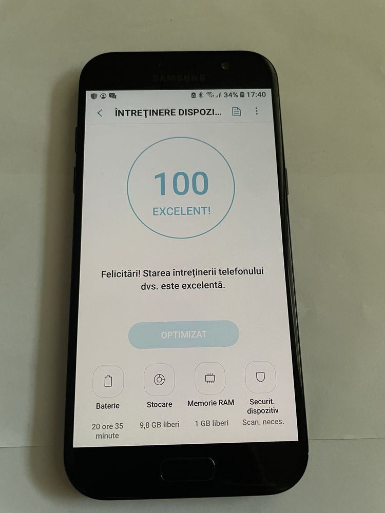 Samsung A5 2017 32gb 3gb/memorie ram