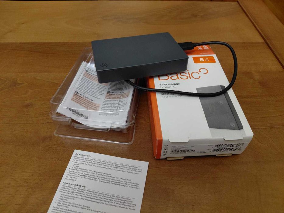 Hard Disk Extern Seagate Basic 5 TB HDD