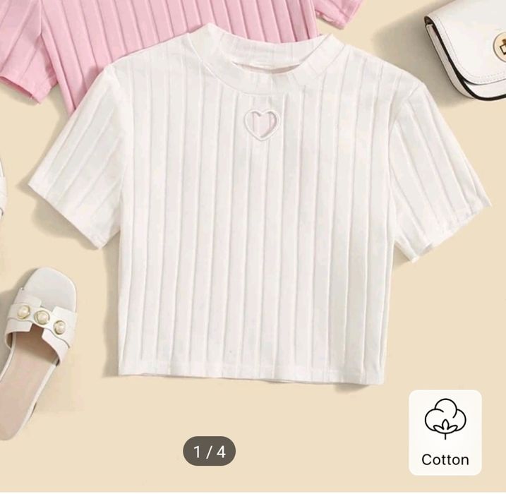 Детски дънки и тениска на SHEIN