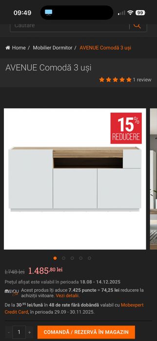Comoda Mobexpert stare perfecta