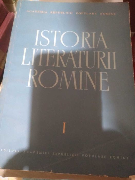 Vand Istoria literaturii romane vol I si III