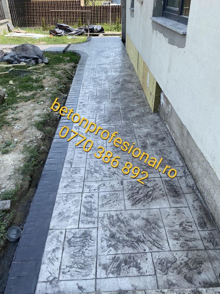 Beton amprentat.