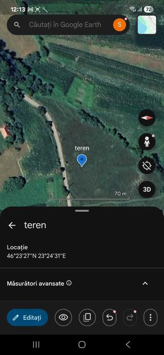 Teren parcelat, valea Ariesului