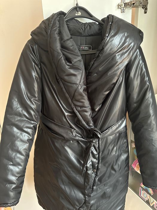 Дълго зимно яке с колан