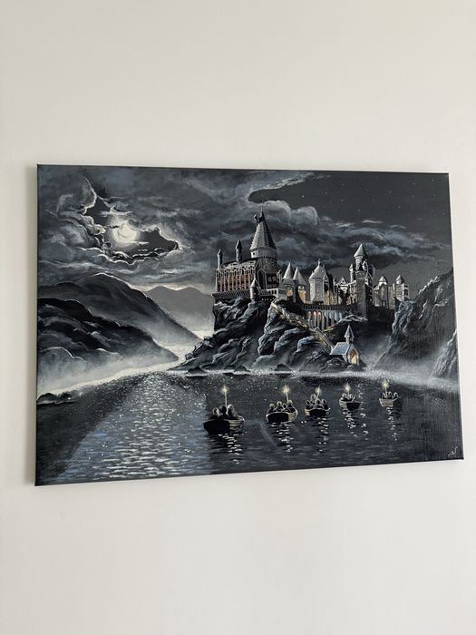 Tablou 70x50cm Hogwards, Harry Potter