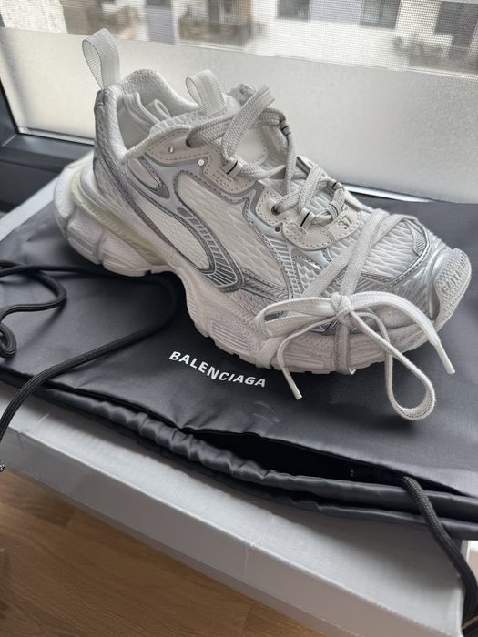 Balenciaga 3XL Trainer – White/Silver – mărimea 37 – noi, în cutie