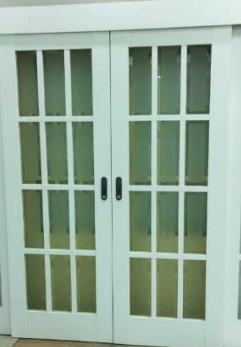 Двойная раздвижная межкомнатная дверь