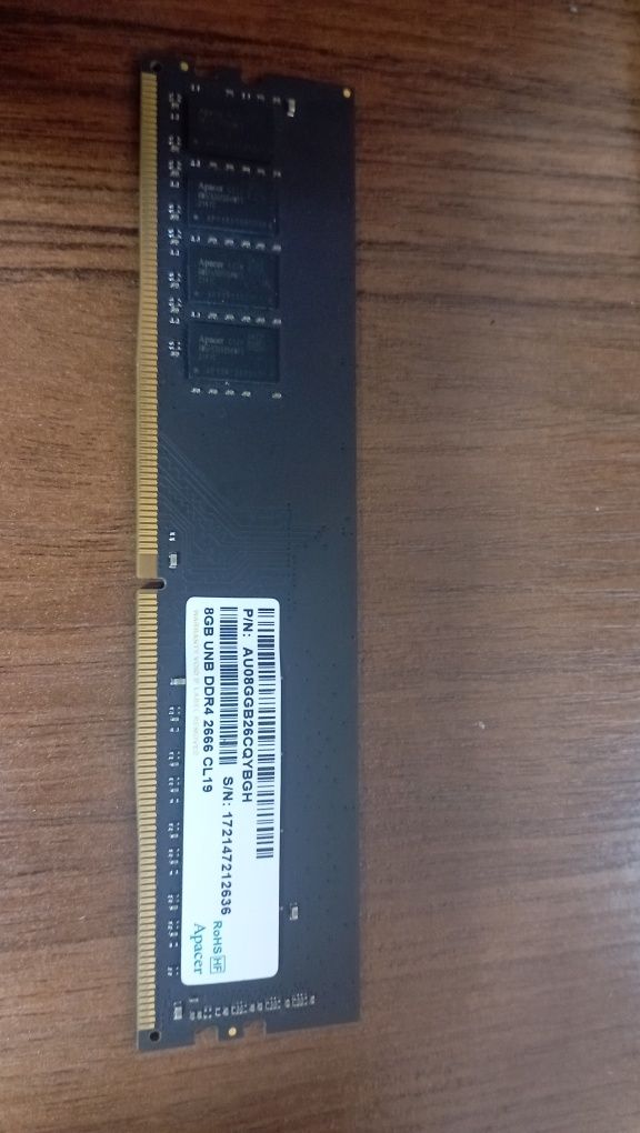 Озу Apacer ddr4 8Gb (2666) продам или обмен