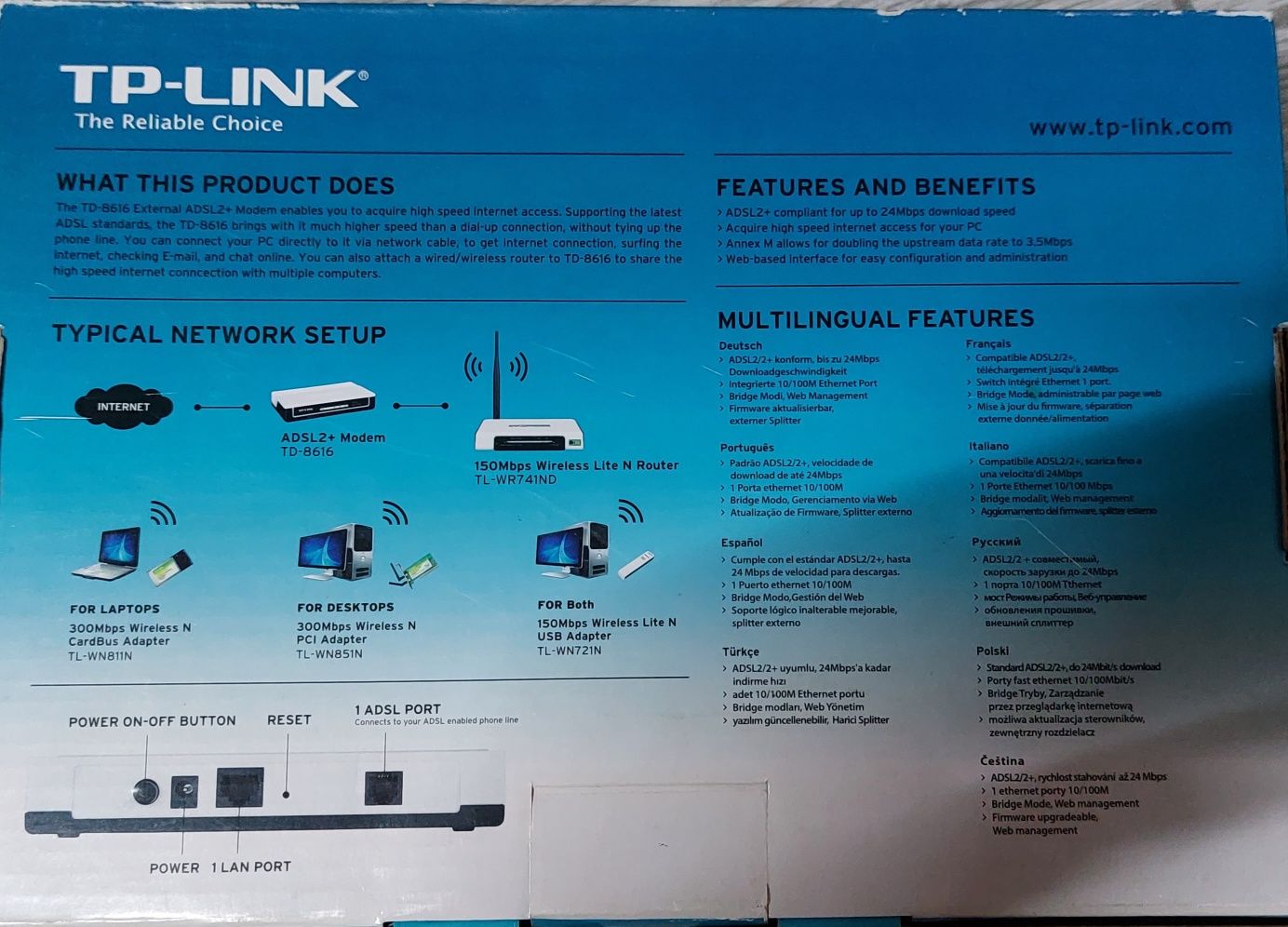 Роутер TP-LINK  TD-8616