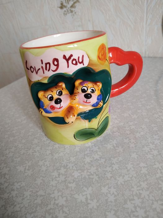 Продаю декоративную керамическую кружку. 2 500 тг