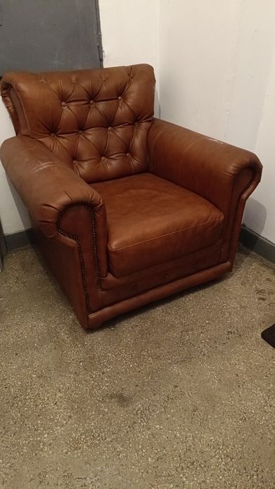 Fotoliu din piele