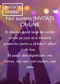 Invitatii nunta botez online personalizate