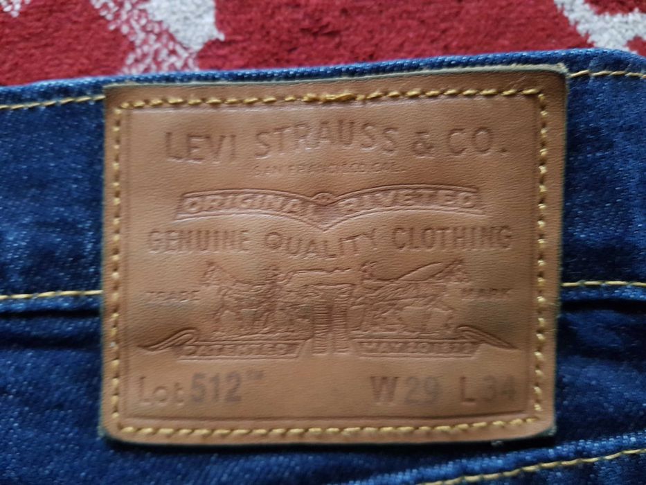 Фирмен. джинсы от "Levis" model 512 original W29xL32 на 42-44 разм.