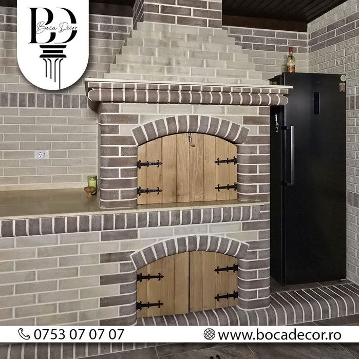 Cărămidă pentru grătare de exterior, garduri, cărămidă aparenta