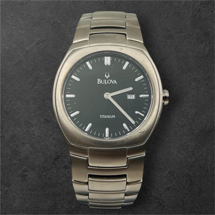 Bulova Titanium мъжки часовник нов с лепенките