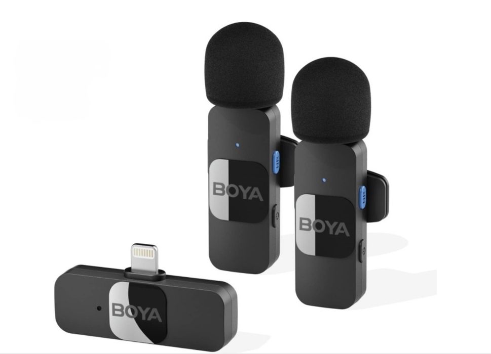 Микрофон Boya BY-V2 Lightning черный