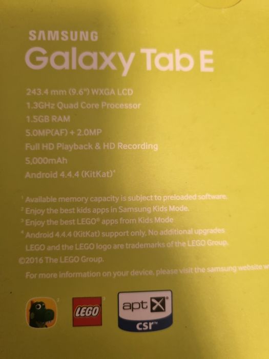 Samsung Galaxy Tab E cu sim