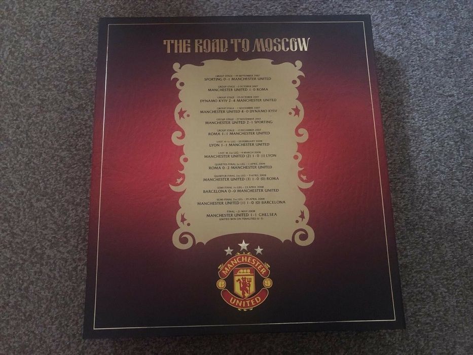 Manchester United Champions League Commemorative 2008 Limited Edition