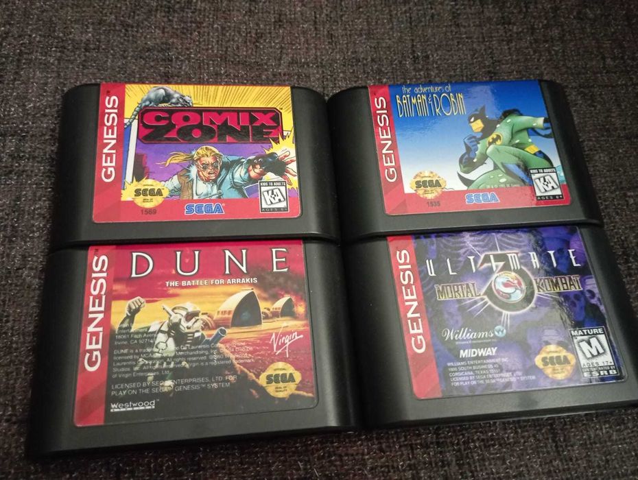 Игры SEGA (Comix Zone, Dune, Mortal Kombat, Batman)