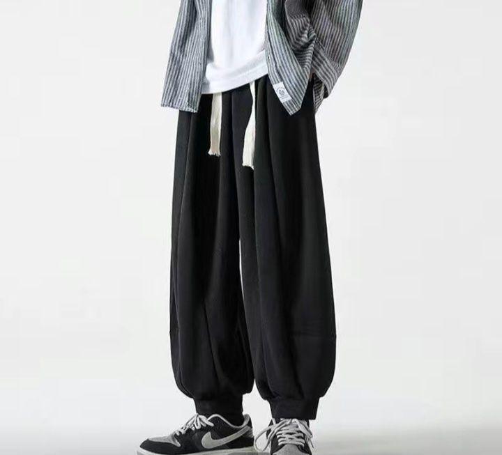 Широкие штаны с высокой талией