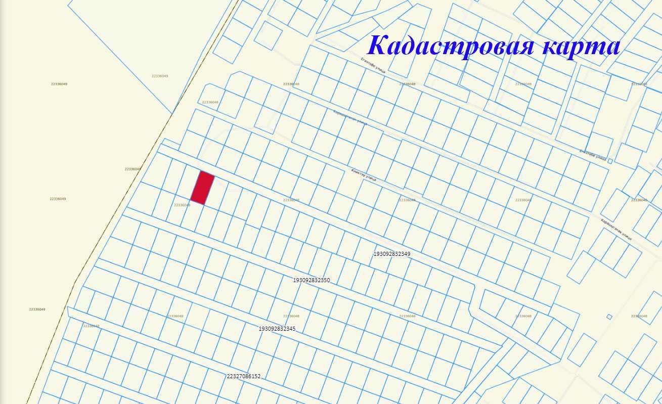 мкр Құрсай, Күмістікөл көшесі, участок №2280 - 8,32 соток ИЖС