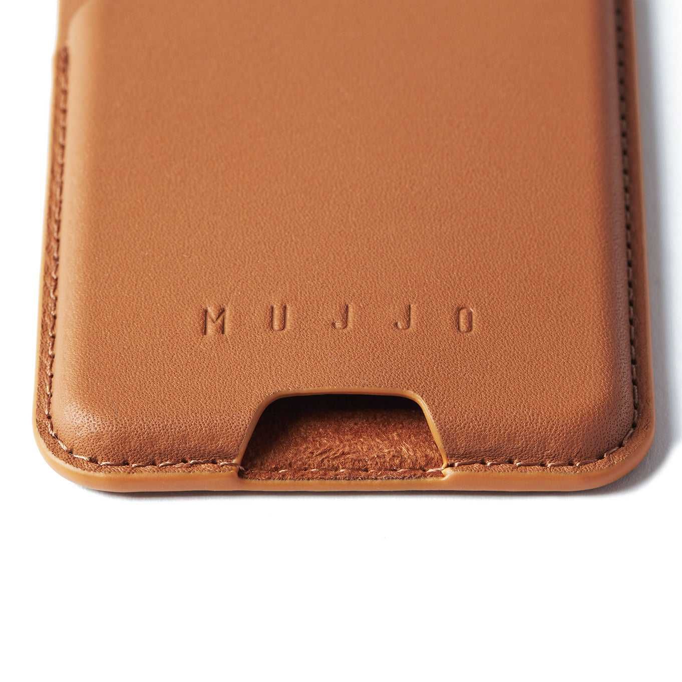 Full Leather Magnetic Wallet For iPhone Mujjo- кожено  портмоне