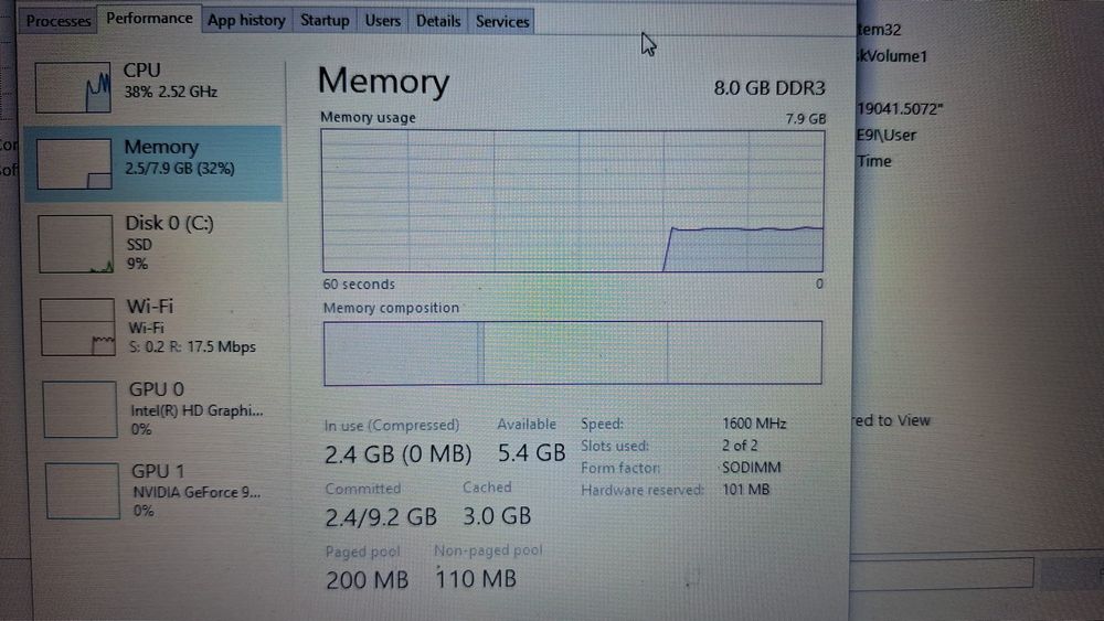 Laptop Asus intel core I5