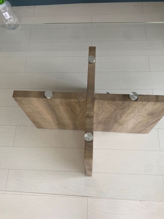 Masa dining de sticla 90x160