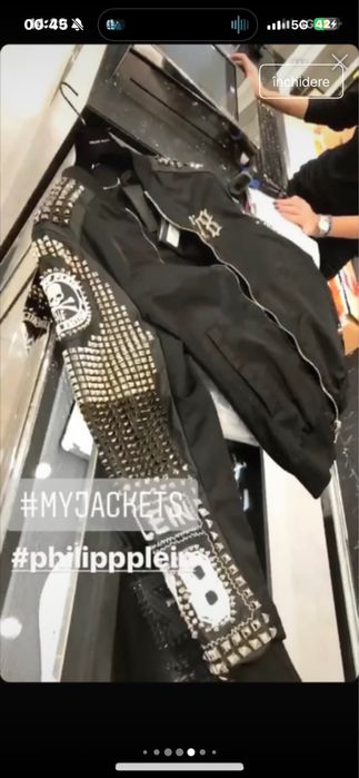 Se vinde geaca Philipp plein editie limitata