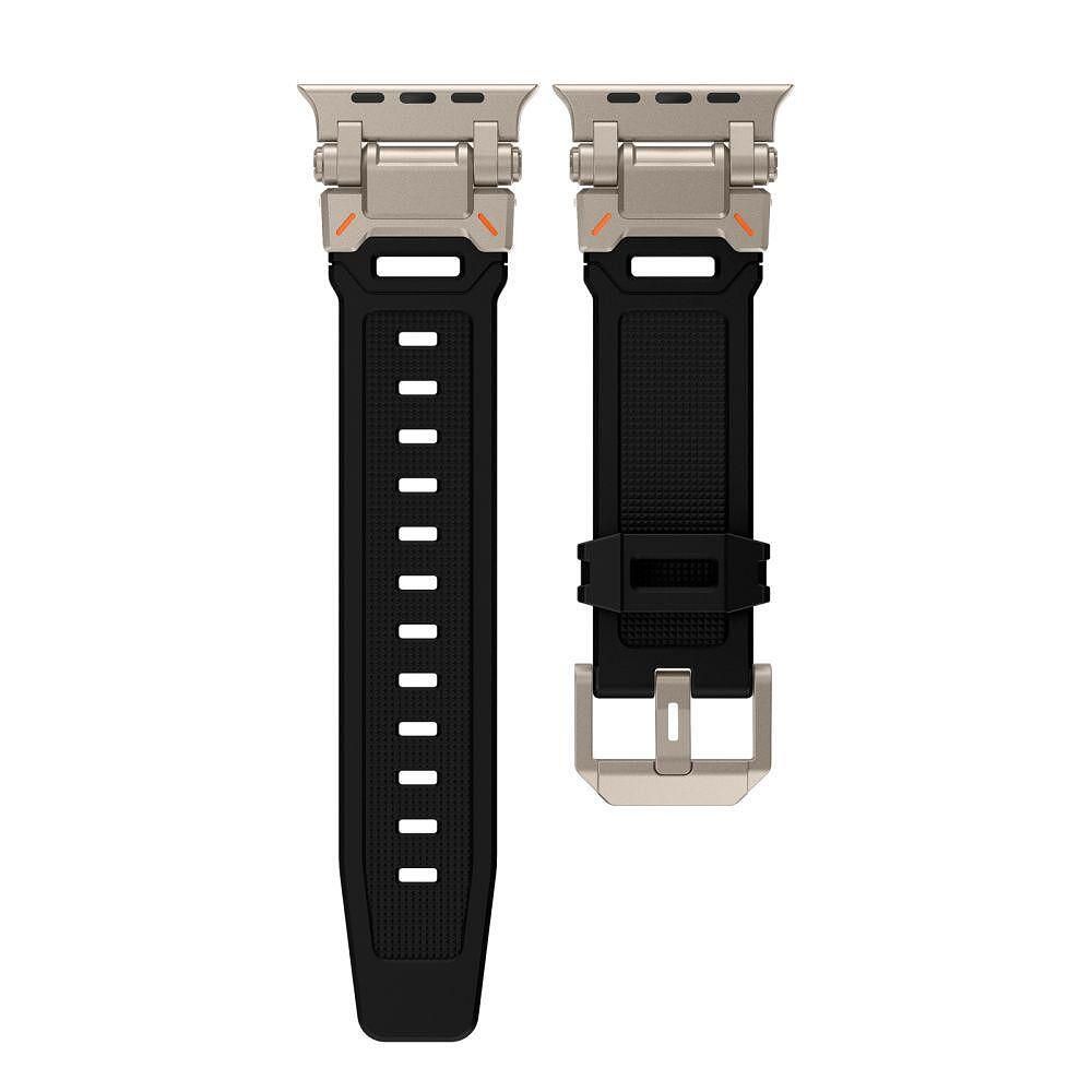 Tech-protect delta pro каишка за apple watch ultra 1/2 - black/titaniu