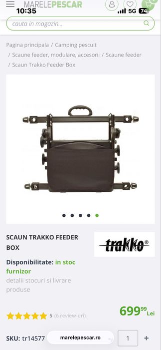Scaun feeder trakko
