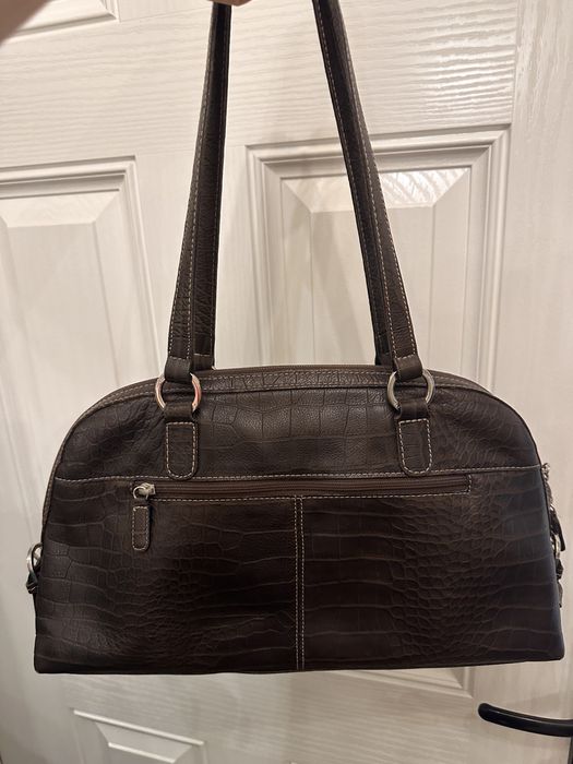 Geanta Picard piele naturala chocolate brown