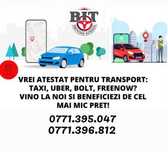 ATESTATE UBER/BOLT/TAXI  - Colaborare Flota / Inchiriere Masina