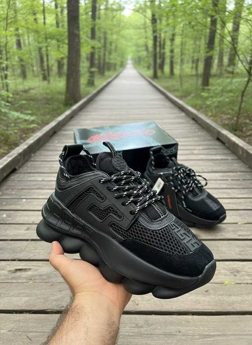 Versace Chain Reaction Negru - Full Box - PREMIUM