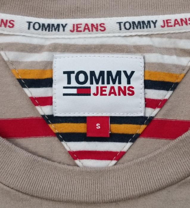 Tommy Jeans Logo Shirt оригинална тениска S памучна фланелка