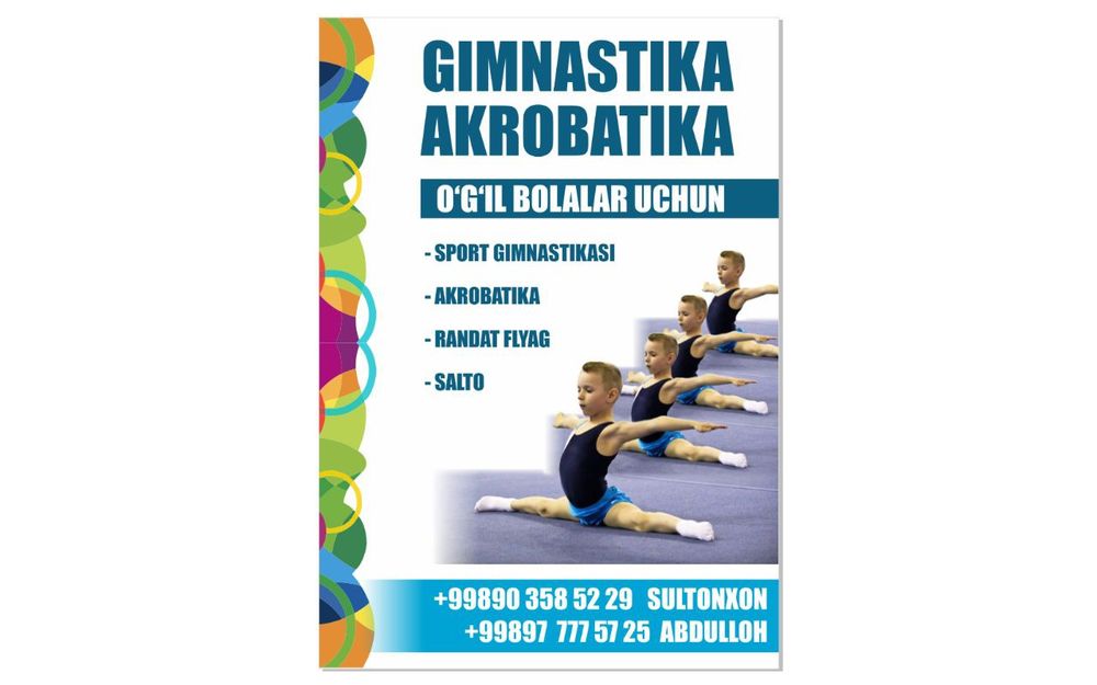 Gimnastika ogil va qizlar uchun