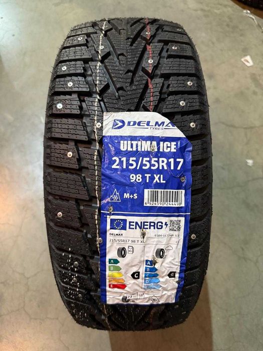 215 55 R17 зимние шины Delmax Ultima ice шипованные новые цена за 1 шт