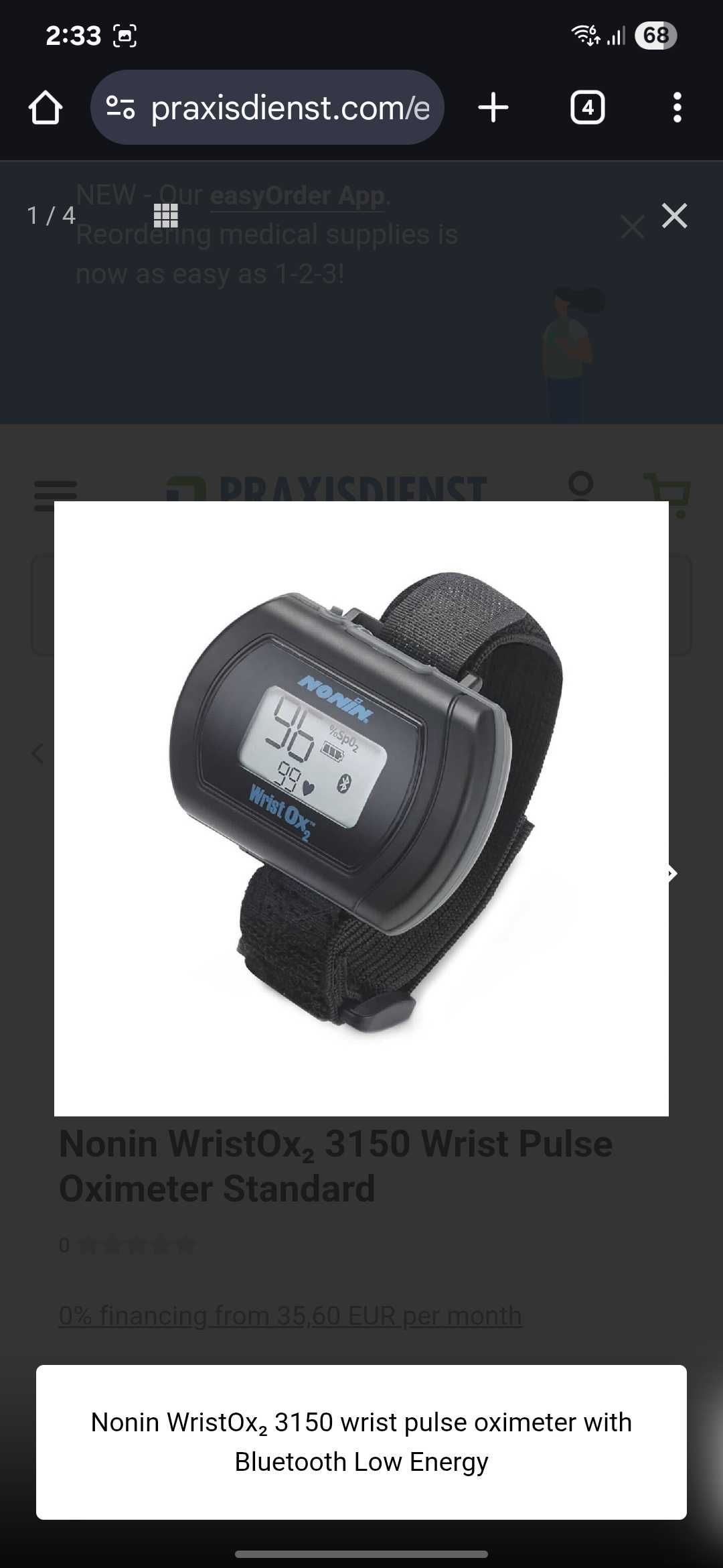 Nonin pulsoximetru medical