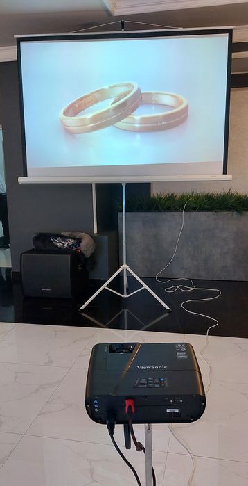 Аренда проектора. Проектор с экраном