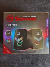Boxe Marvo Scorpion Gaming SG-118, RGB - Speaker
